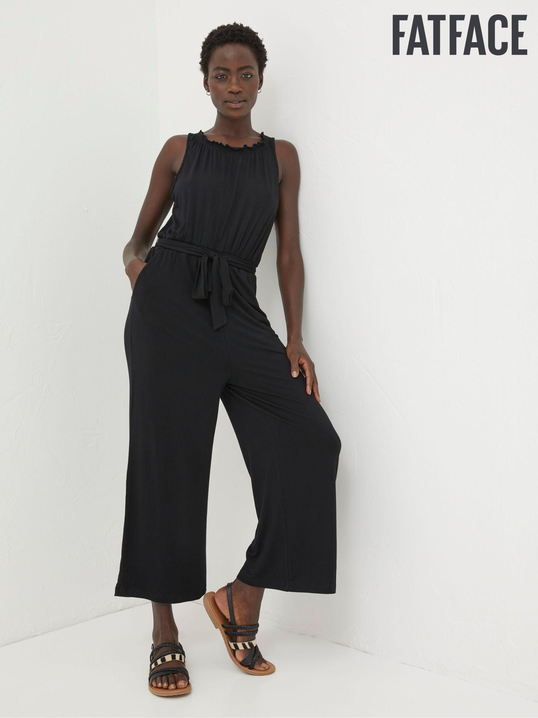 Tall Fat Face Black Sleeveless Casual Jumpsuit Next Luxembourg