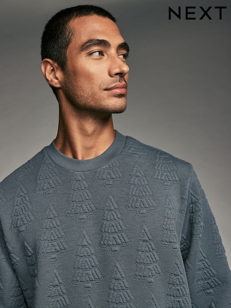 Grey Christmas Crew Sweatshirt (N78420) | AED78