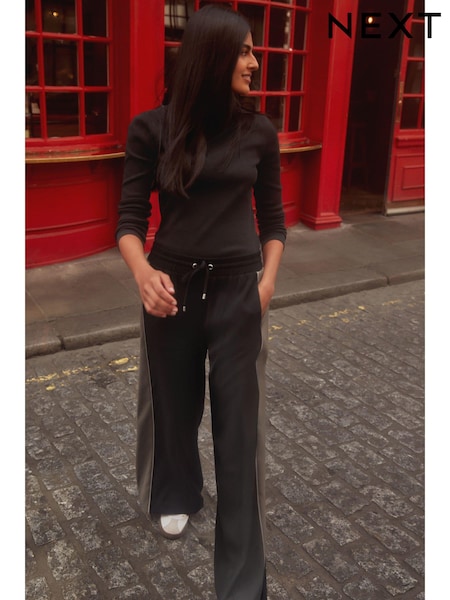 Black Side Stripe Track Trousers (N78430) | 1,484 UAH