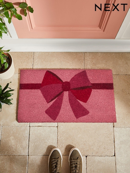Pink Bow Doormat (N78859) | €16 - €28
