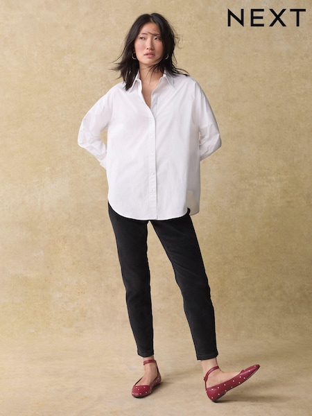 Black Corduroy Skinny Trousers (N79148) | AED46