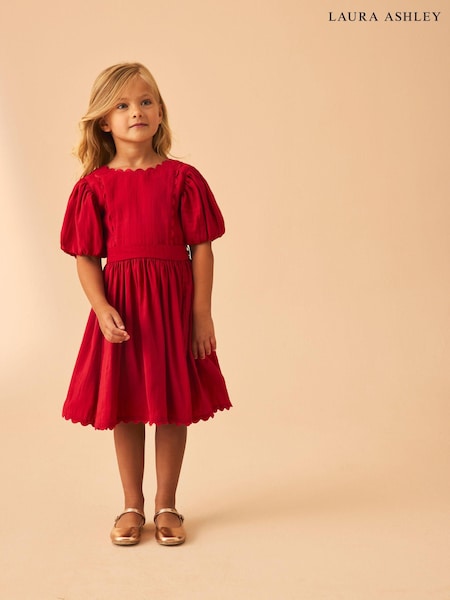 Laura Ashley Raspberry Pink Ric Rac Prom Dress (N79155) | €33 - €37
