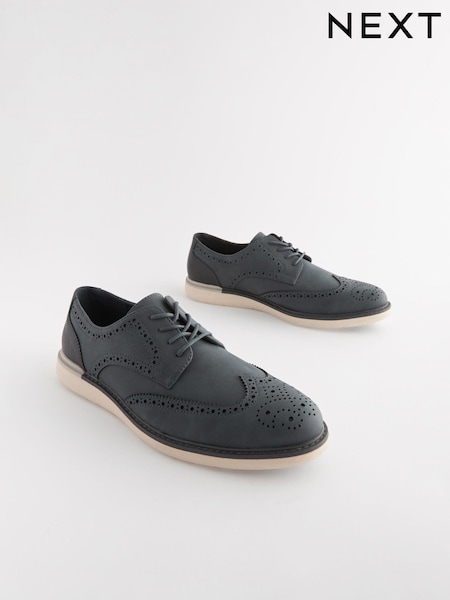 Mornarsko modra - Brogue Wedges (N79227) | € 22