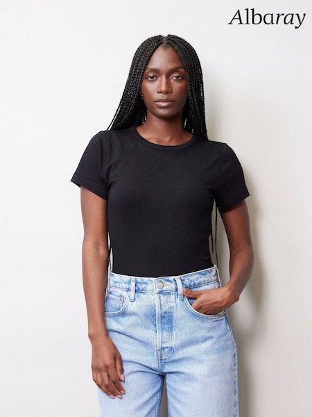 Albaray Fitted Black T-Shirt (N79332) | €46