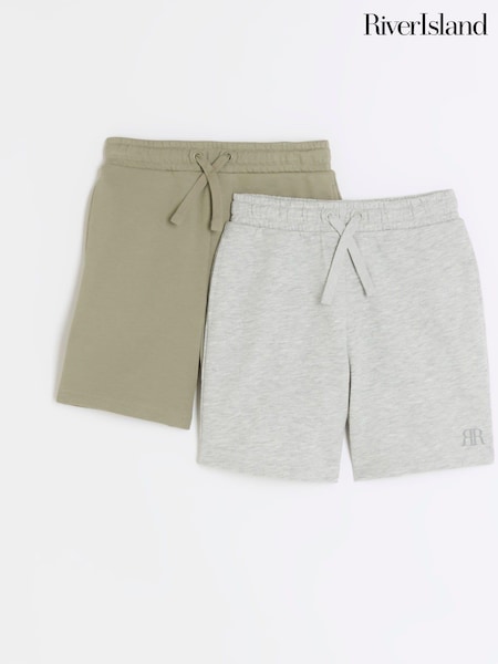 Chromgrau - River Island Mini Boys Multipack Shorts (N79372) | 23 €