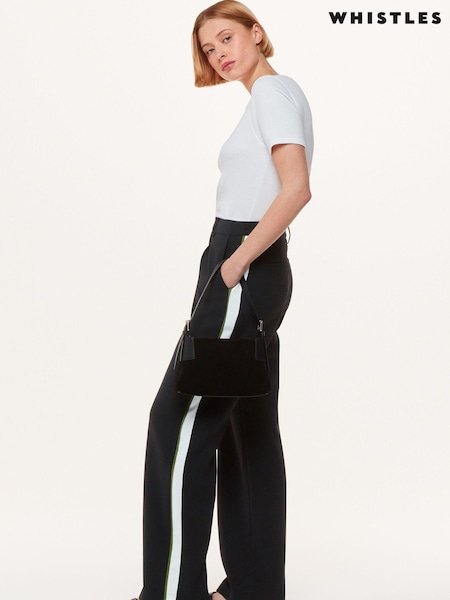 Whistles Crepe Side Stripe Trousers (N79397) | ‏346 د.إ.‏