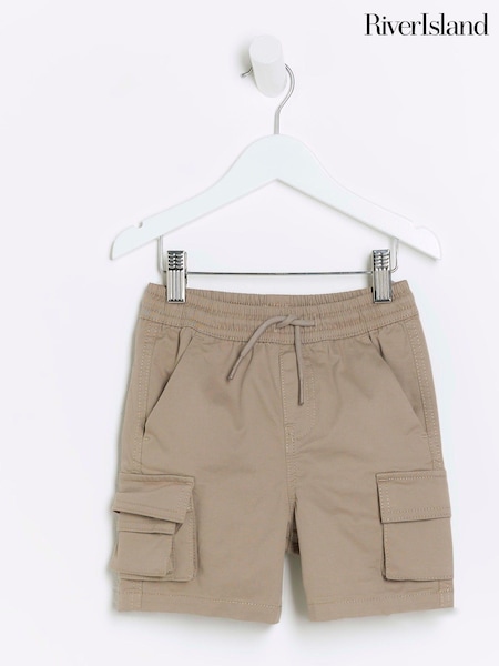 River Island Natural Mini Boys Shorts (N79409) | €10
