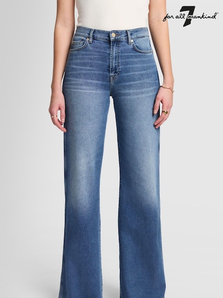 7 For All Mankind Lotta Wide Leg Jeans with Raw Cut (N79531) | €165