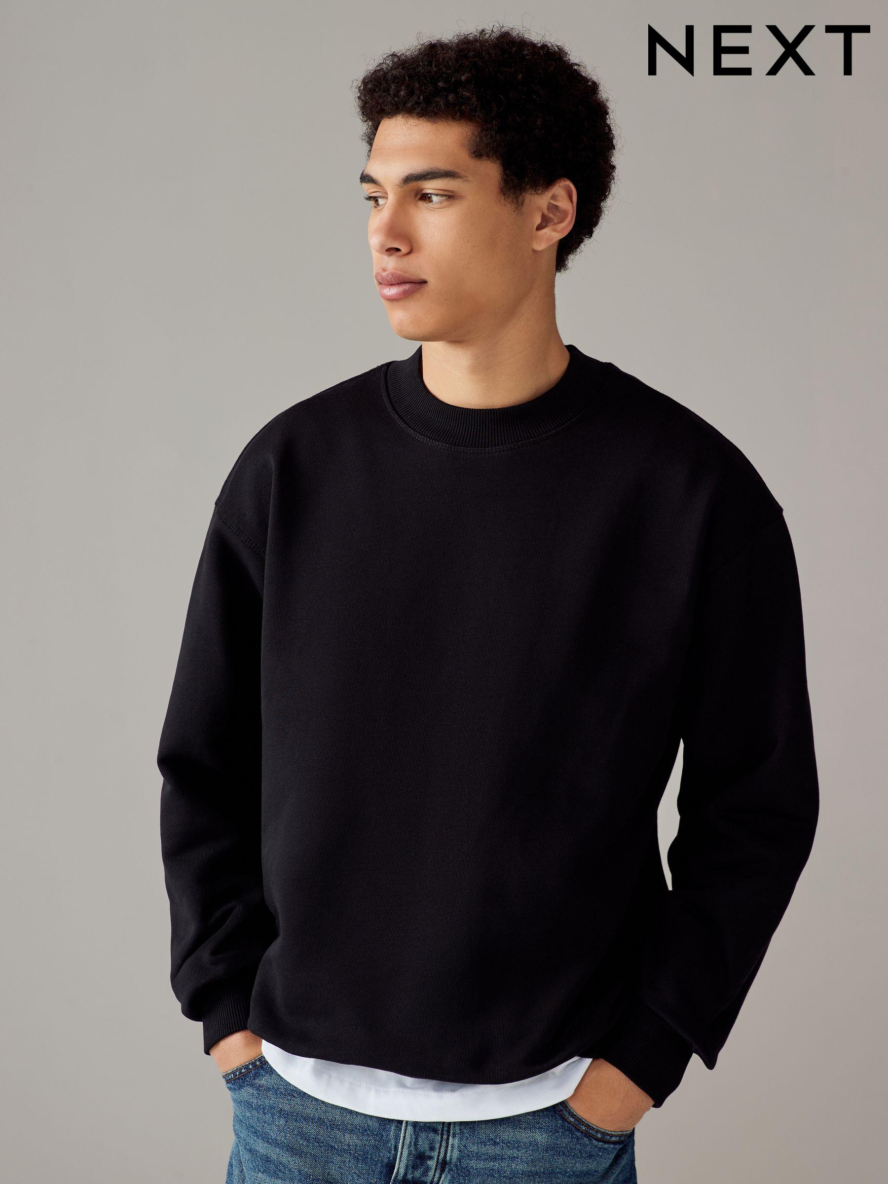 Next black sweatshirt shop