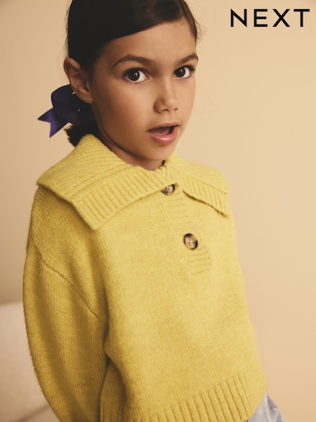 Оливково-зелений - Collar Jumper (3-16yrs) (N79870) | 823 грн - 1 029 грн