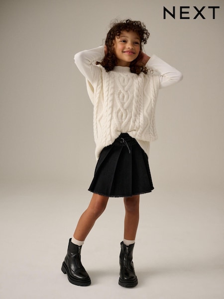 Ecru Cable Knitted Tank (3-16yrs) (N79874) | €10 - €12.50