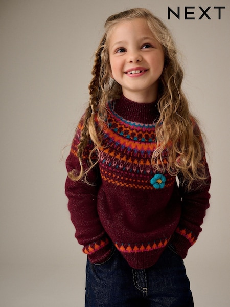 Plum Purple Fairilse Jumper (3-16yrs) (N79952) | €7 - €8
