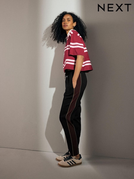 Black Tapered Track Pant Trousers (N79959) | €23