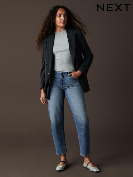 Tummansininen - Authentic Barrel Jeans (N80422) | €50