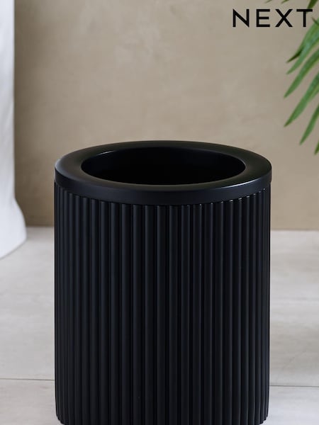 Black Ribbed Bin (N83449) | €47