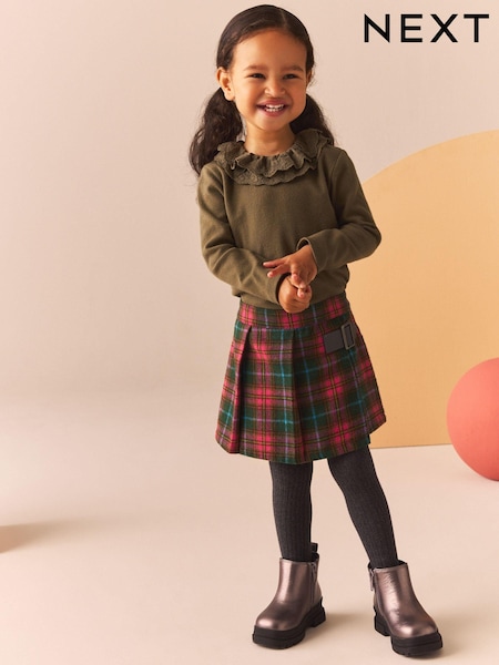أخضر - Kilt And Tights Set (3mths-10yrs) (N83635) | ‏74 د.إ.‏ - ‏ 88‏ د.إ.