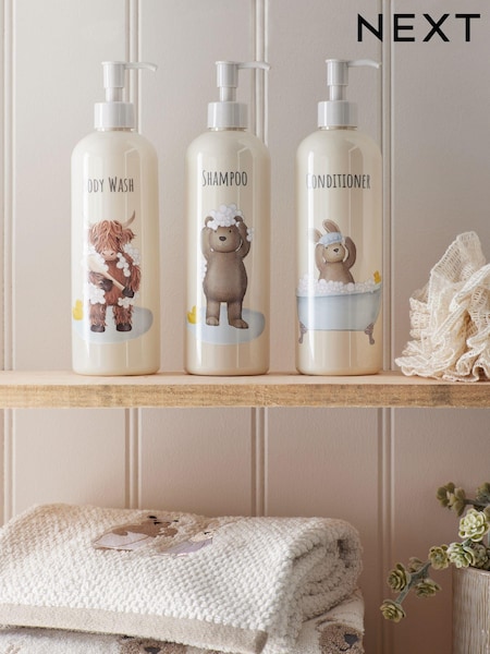 Set of 3 Hamish, Bertie and Rosie Reusable Dispenser Bottles (N89372) | 704 грн