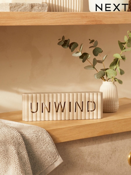 Rib Word Block Ornament (N89653) | €18