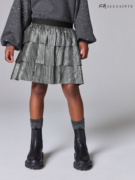 smALLSAINTS Silver Girls Pleated Skirt (N89667) | €46 - €52