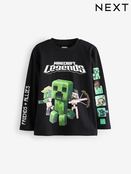 Черный - Minecraft T-Shirt (3-16yrs) (N89678) | €20 - €25