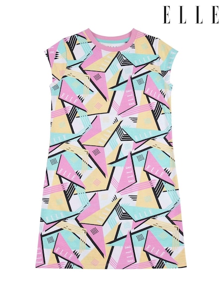 Elle Junior Girls 100% Cotton Geometric Dress (N90152) | AED116 - AED140
