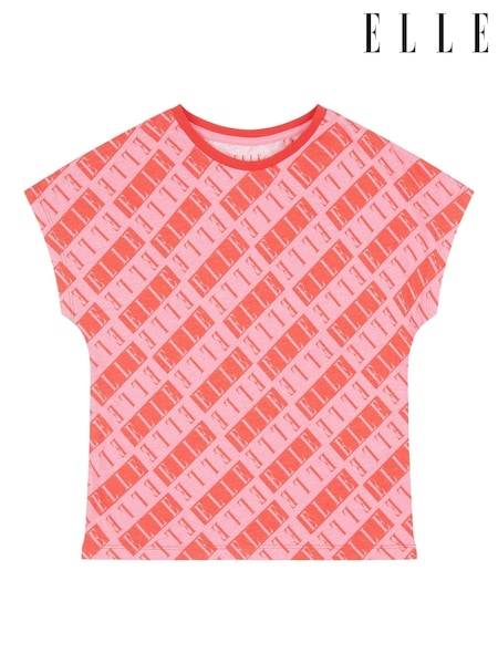 Elle Junior Girls Red All-Over Print T-Shirt (N90158) | 23 € - 28 €