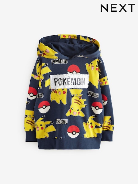 Blue Licensed Pokémon 100% Cotton Hoodie (3-16yrs) (N94736) | 97 QAR - 124 QAR