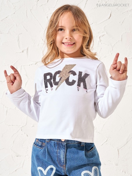 Angel & Rocket Sequin Rock Effie Top (N94738) | € 9 - € 12