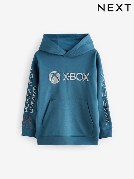 Mid Blue Xbox Hoodie (3-16yrs) (N94753) | OMR8 - OMR11