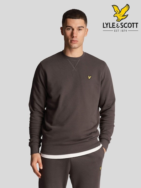 Lyle & Scott Grey 100% Cotton Crew Neck Sweatshirt (N94870) | AED408