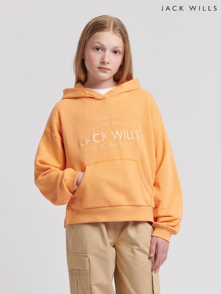 Jack Wills Loose Fit Girls Huntston 100% Cotton Hoodie (N94904) | 57 € - 68 €