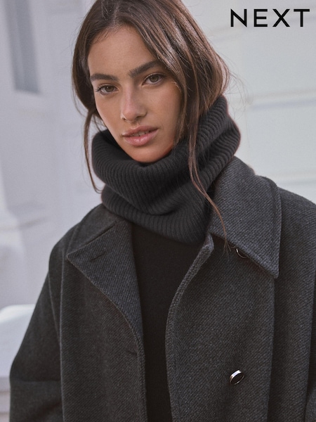 Черный - Wool Cashmere Snood (N94985) | €26