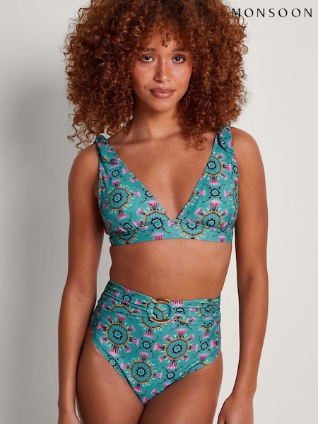Monsoon Blue Carla Print Bikini Top (N95102) | €27