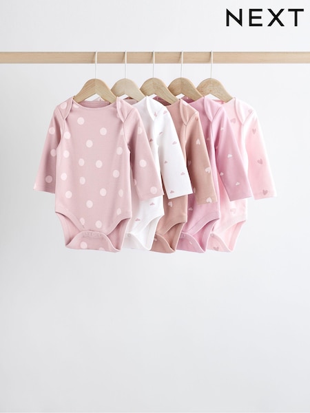 Rosa - Baby 100% Cotton Bodysuits 5 Pack (N95298) | 25 € - 28 €