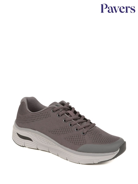 Pavers Charcoal Pavers Lace-Up Trainers (N95403) | 250 zł