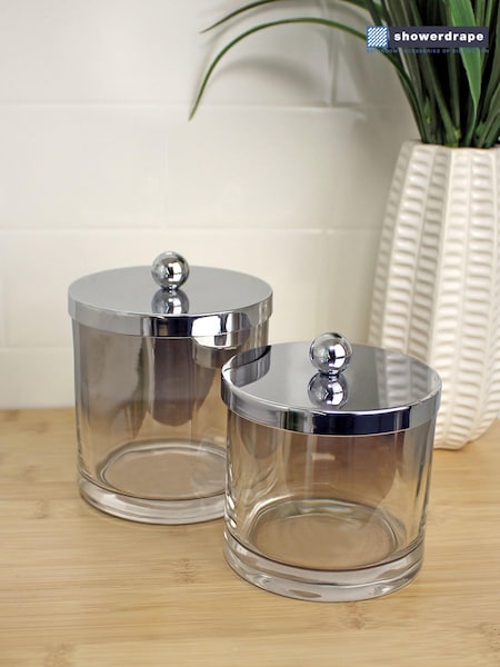 Showerdrape Ombre 2 Piece Storage Jar Set (N95465) | €57