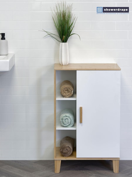 Showerdrape Varallo Bamboo Viscose Floor Cabinet With Display Shelves (N95479) | 163 €
