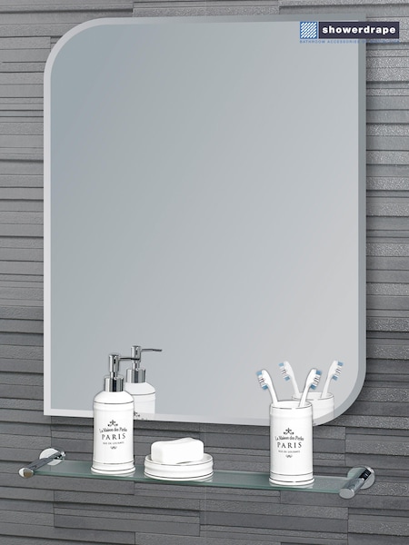 Showerdrape Islington Small Rectangular Bathroom Wall Mirror (N95506) | €40
