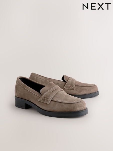 لون مِنك - Leather Forever Comfort® Round Toe Leather Loafers (N95583) | ‏126 د.إ.‏