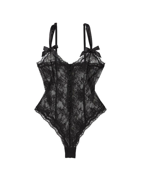 Victoria's Secret Black Archive Lace Triangle Bodysuit (N95907) | €98