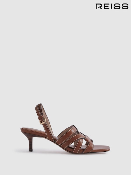 Gerben - Reiss Nina Riemenschuhe aus Leder mit Kitten-Absatz (N95988) | 242 €