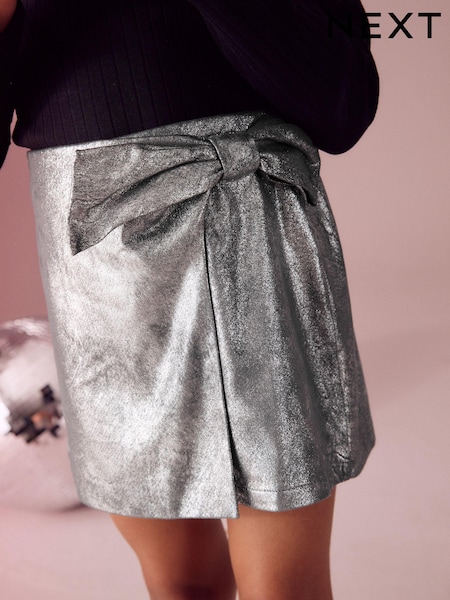 Серебряный - Bow Skort (3-16yrs) (N96112) | €4 - €5