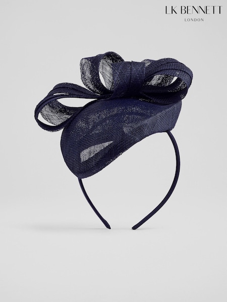 LK Bennett Elowen Mesh Bow Detail Fascinator Hat (N96137) | €131