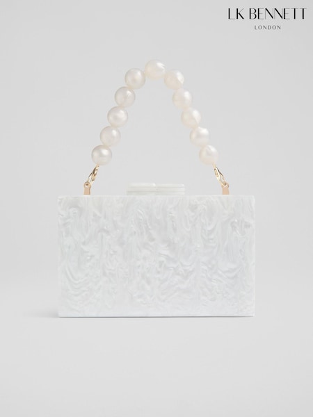 Lk Bennett Maeve Marbled Acrylic Box Bag (N96167) | 217 €