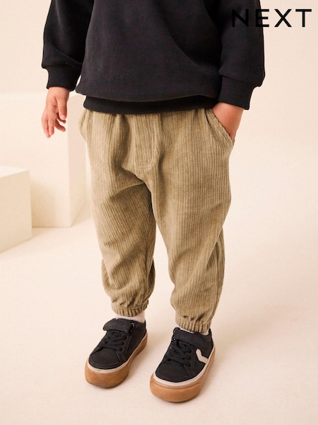 Stone Cord Jersey Cuffed Joggers (3mths-7yrs) (N96293) | AED42 - AED56