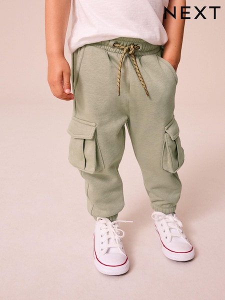 Sage Green Utility Multipocket Joggers (3mths-7yrs) (N96298) | AED39 - AED46