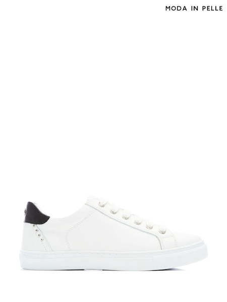 Moda in Pelle Bradd Lace Up Flat Round Toe Trainers (N96478) | AED288
