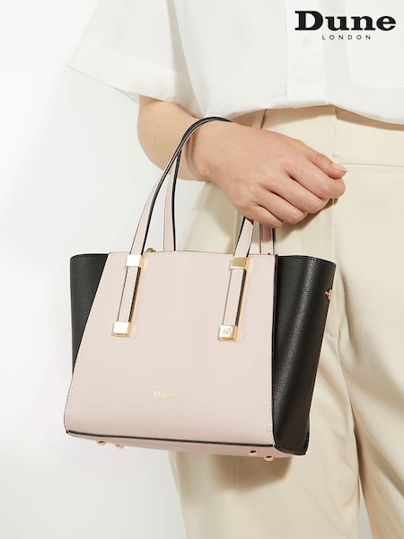 Dune London Mini Dinkydresden Double Zip Top Handle Tote Bag (N96527) | €118