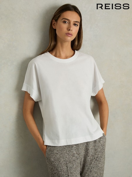 Reiss Lois Cotton Crew Neck T-Shirt (N96797) | 59 €