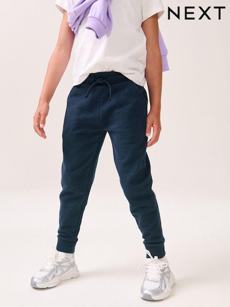 Navy Fleece Lined Joggers (3-16yrs) (N96866) | AED61 - AED86